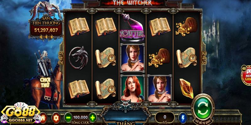 Tính năng nổi bật trong game The Witcher khi tải Go88